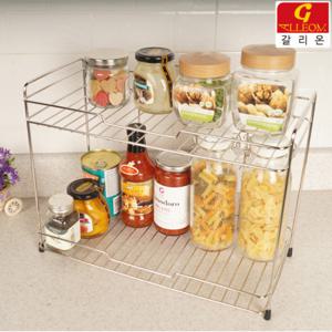 갈리온-테이블2단선반(대), 양념병랙, 씽크대선반, 주방선반