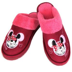 [K1287] 미니마우스 방한슬리퍼 [콤마] 털실내화