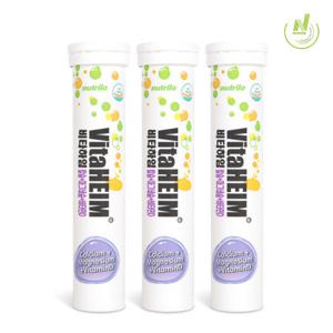 비타하임 발포 칼슘 마그네슘 비타민D 15정 3통