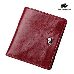 바이슨데님 남자 여자 수제가죽 동전 카드지갑 W9317-1