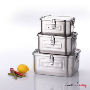 [레디앙] 클릭선 사각김치통 3종-대/중/소