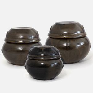 [박씨상방] (3종)옹기 자배기 항아리(1호,2호,3호)세트
