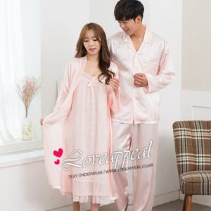 [러브어필]모니카 레이스드레스 가운 웨딩커플잠옷WGD9602M9602