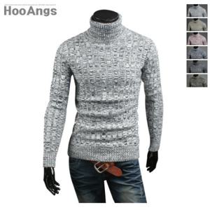 [후앙스] 믹스꽈배기 니트폴라 EYPT3019