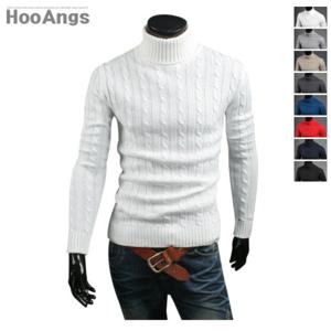 [후앙스] 꽈배기 베이직 니트폴라 EYPT1019