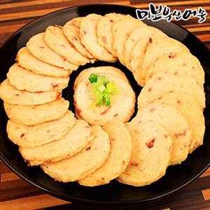 [미보어묵] 40년 어묵장인 오징어 쌀 어묵 (보름/800g)