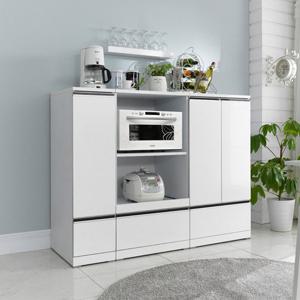 [유니콘]모던하이그로시 광파오븐렌지대풀세트1200 주방수납장 밥솥 에어프라이어 커피머신 수납 홈카페