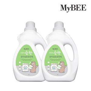 마이비 피부에순한 유아유연제 용기 1500ml x 2개
