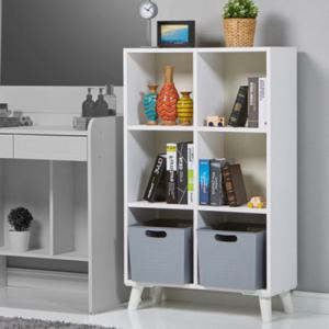 가로세로 내맘대로 6칸 책장_화이트