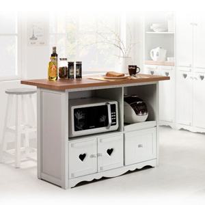 [유니콘]스위트 아일랜드식탁(홈바형) 프로방스 스타일