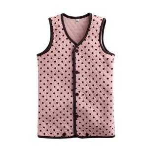 한국생산 롱 퀼팅 도트 조끼 (S,M,L) 202378