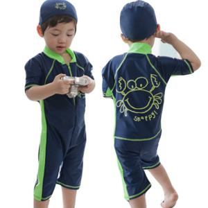 꽃게 유아 래쉬가드 수트 세트(8-15세)700029