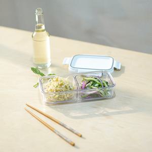 스카이락 와이드 1호 정 인케이스 2칸 냉동실 보관용기