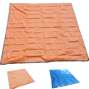 이드나인 오렌지 등산캠핑 아일렛 방수그라운드시트210x200