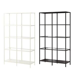 이케아 VITTSJO 8칸 유리장식장/선반/수납장