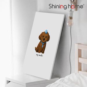 [샤이닝홈] 무드 접이식 액자테이블 600x400 푸들 밥상