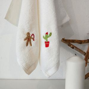 크리스마스 핸드타월 4매세트