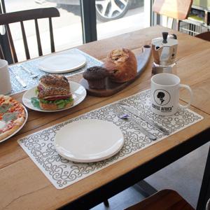 [무료배송] 클래식 다이닝 식탁매트 2P 실리콘테이블매트/주방