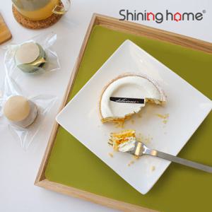 [샤이닝홈] 베이직그린 다이닝 식탁매트 1P 실리콘테이블매트