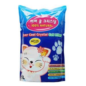 에버쿨 크리스탈모래 5L 고양이모래
