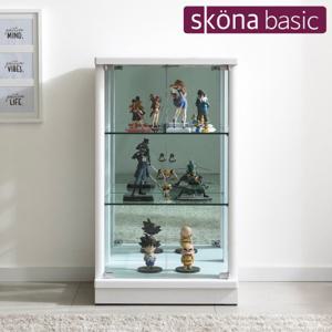 [스코나베이직]필버트 3단 양주장(소) 진열장