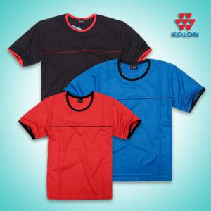 [티팜] 쿨론 2선 배색 라운드티 반팔