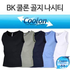 [티팜] 여름 더위 타파 시원한 고급 기능성 소재 쿨론 골지 나시