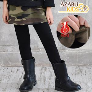 [아자브키즈] 기모 카모 치랭스 아동치마레깅스 여아겨울레깅스