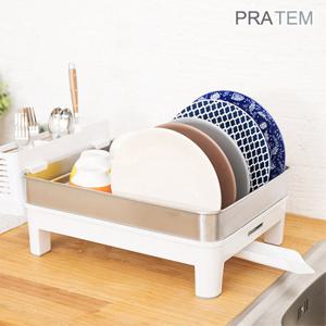 [프라템] 신개념 물빠짐 식기건조대 1단
