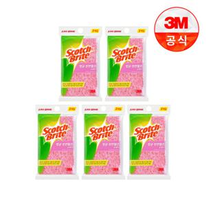 [3M]항균 천연펄프 스폰지 수세미 2입(일반세척용) 5개세트