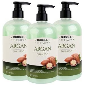 (3개)푸드어홀릭 버블 테라피 아르간 샴푸 500ml
