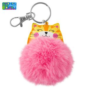 [스테판조셉] 폼폼 키체인 고양이