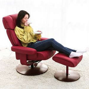 라임 울트라 리클라이너 안락의자_레드