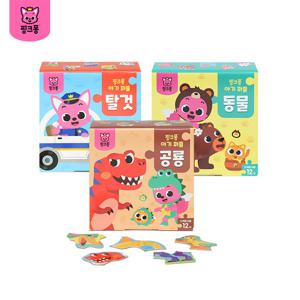 핑크퐁 아기퍼즐 택1 (동물/탈것/숫자/공룡/베베핀)