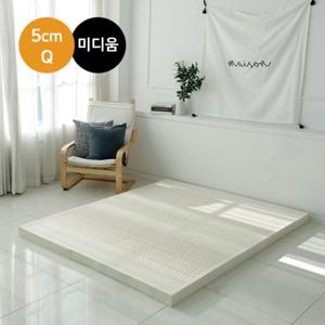워너텍스 천연라텍스 매트리스 5cm 퀸(Q) 방수속커버