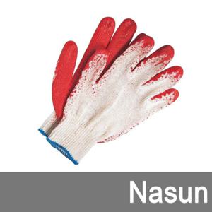 국산반코팅/면장갑/적색반코팅장갑/코팅장갑/100컬레