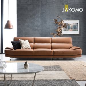 [자코모] 아그네스ll 4인 슈렁큰 천연면피 소가죽 소파