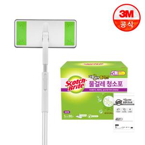 [3M] 올터치 막대걸레+물걸레 더블액션 표준형 대용량 60매