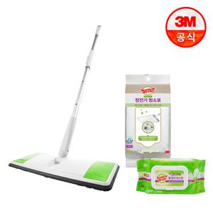 [3M] 올터치 막대걸레+정전기 청소포 50매+물걸레 청소포 20매