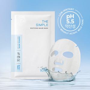 싸이닉 더심플 수딩 거즈 마스크 20매