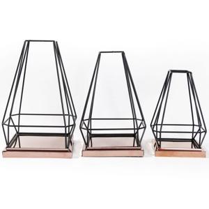 [미트라샵] 빈티지 철제 와이어 화분