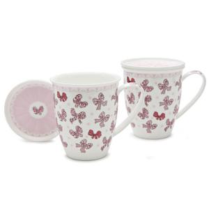 행남자기 큐티 뚜껑 머그세트 4pcs (2인)