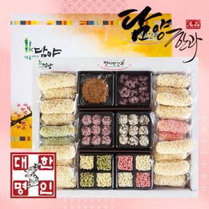 담양한과 전통 한과선물세트 꽃창포 (2단)