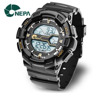 [네파] NEPA  N224-GOLD 군인용 전자 아웃도어시계