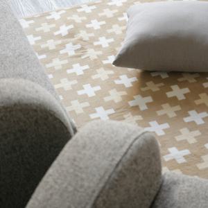 [포홈LA]미니크로스 극세사 카페트 (150X200)