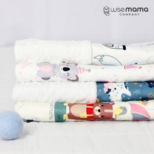 와이즈마마 유아 겨울 담요 순면 극세사 엠보블랭킷 모음