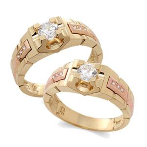 라디오사 18K 커플링 세트 G18A-3955RO 남녀한쌍