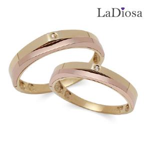 라디오사 14K 커플링 세트 G14B-6992OR 남녀한쌍