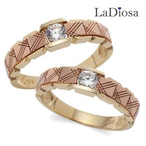 라디오사 14K 커플링 세트 G14A-3746OR 남녀한쌍