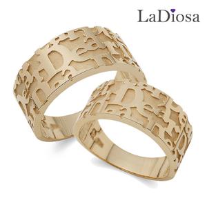 라디오사 14K 커플링 세트 G14A-4068RO 남녀한쌍